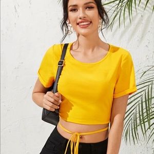 Tie crop top